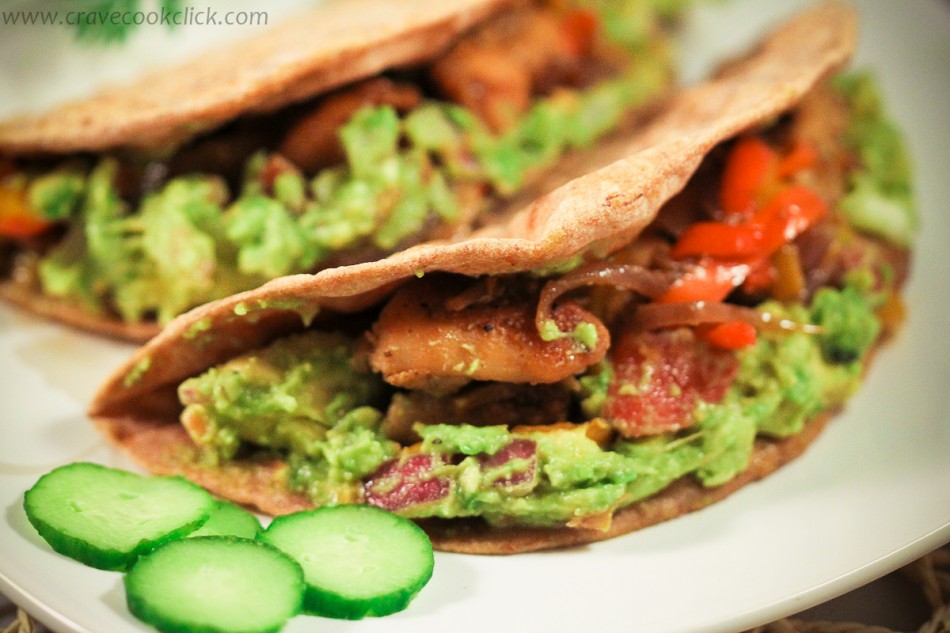 18 950x633 Whole Wheat Tortilla with Grilled chicken & Guacamole Recipe