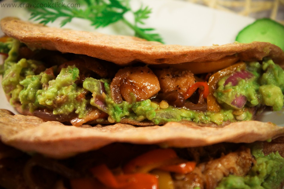 7 950x633 Whole Wheat Tortilla with Grilled chicken & Guacamole Recipe