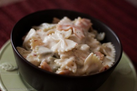 Pasta in White Sauce Recipe