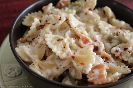 Pasta in White Sauce Recipe