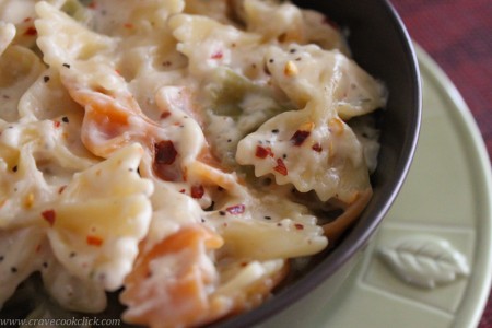 Pasta in White Sauce Recipe