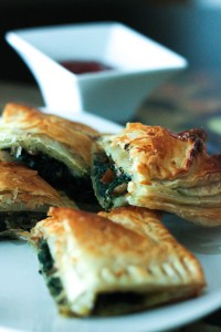 Spinach Mushroom & Cheese Puff Pastry Recipe