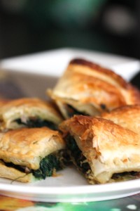Spinach Mushroom & Cheese Puff Pastry Recipe