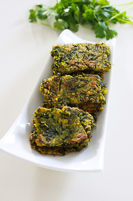 Kothimbir Vadi Recipe