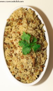 Masoor Dal Khichdi