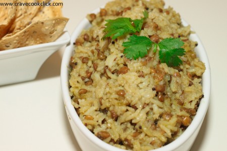 Masoor Dal Khichdi