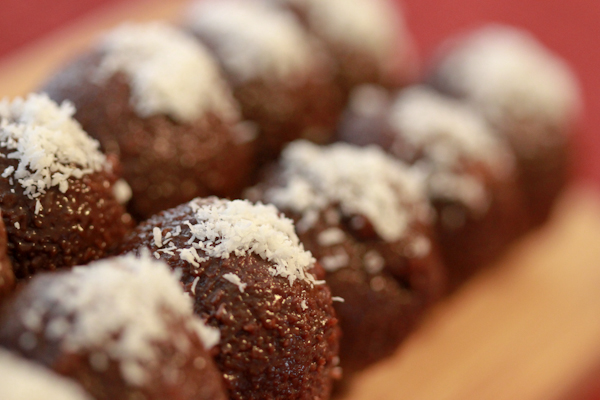 Chocolate Coconut Truffles