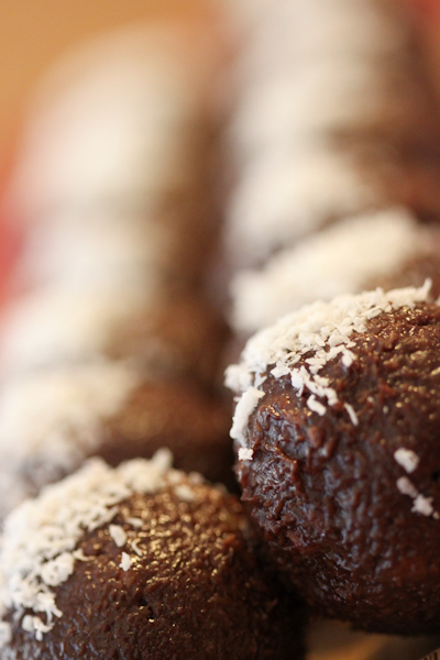 Chocolate Coconut Truffles