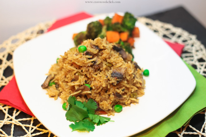 Mushroom Biryani Recipe