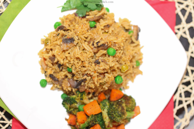 Mushroom Biryani Recipe