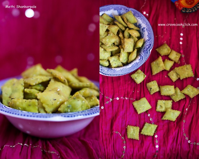 Methi Shankarpale Recipe-Crunchy Diwali Delicacy