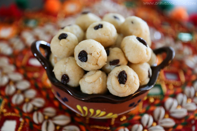 coconut rava ladoo recipe