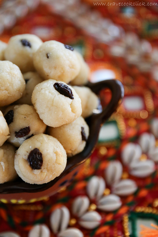 coconut rava ladoo recipe