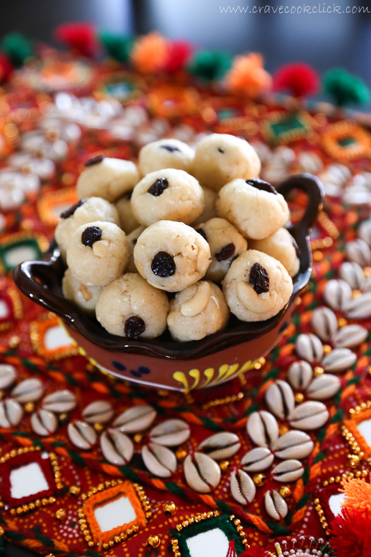 coconut rava ladoo recipe