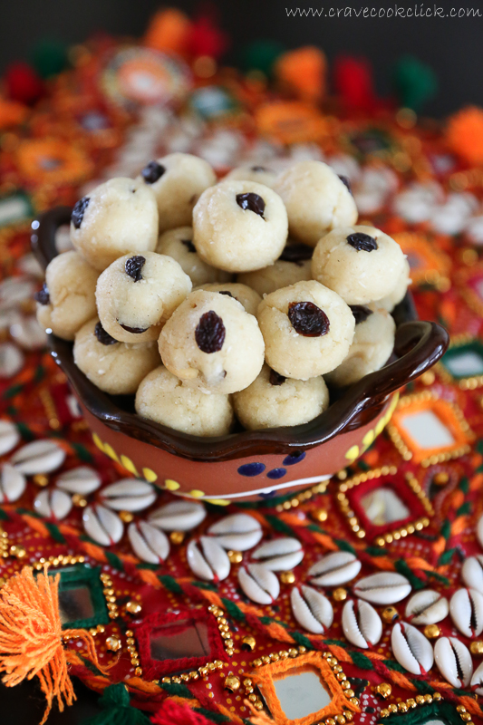 coconut rava ladoo recipe