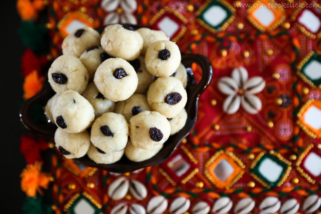 coconut rava ladoo recipe