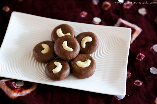 Chocolate Peda Recipe-Easy Diwali Delicacy