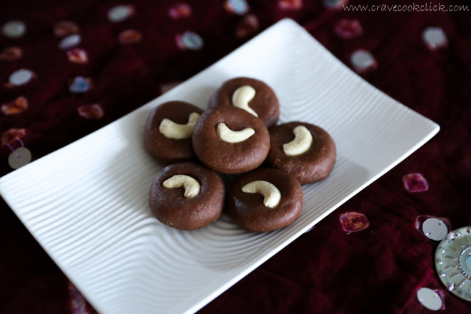 Chocolate Peda Recipe-Easy Diwali Delicacy