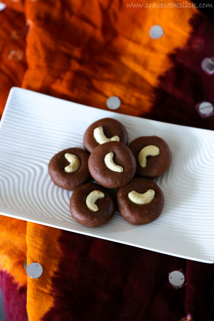 Chocolate Peda Recipe-Diwali Recipe