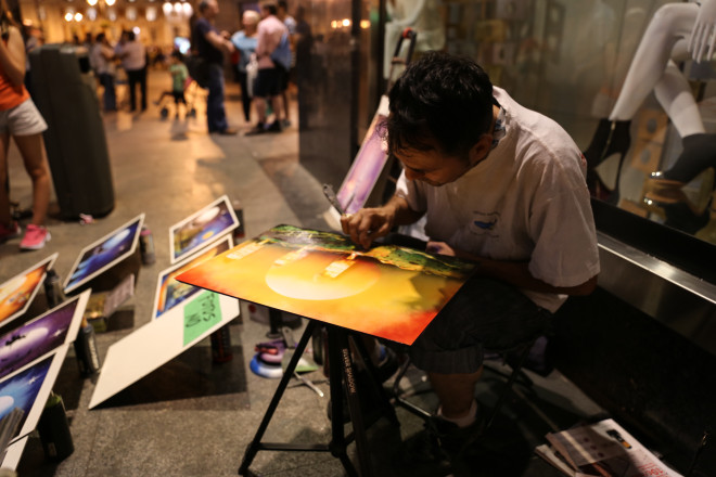 Buskers rule in Europe, especially in Madrid where artists, musicians and hippies take to the streets