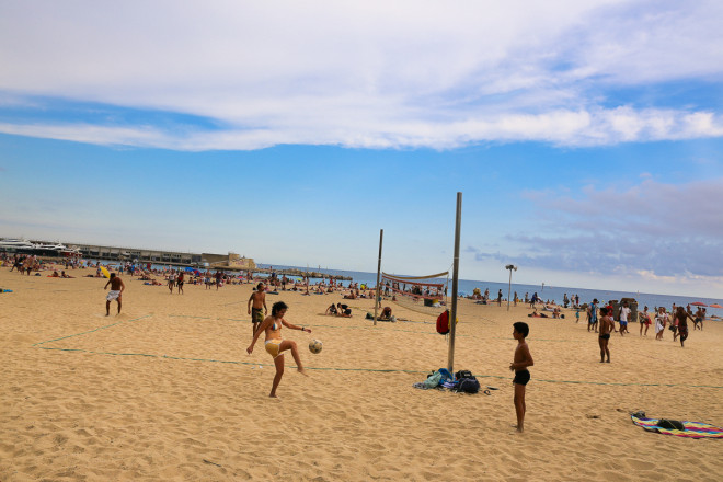 and finally the Barcelona beach..also know as Barcelonita