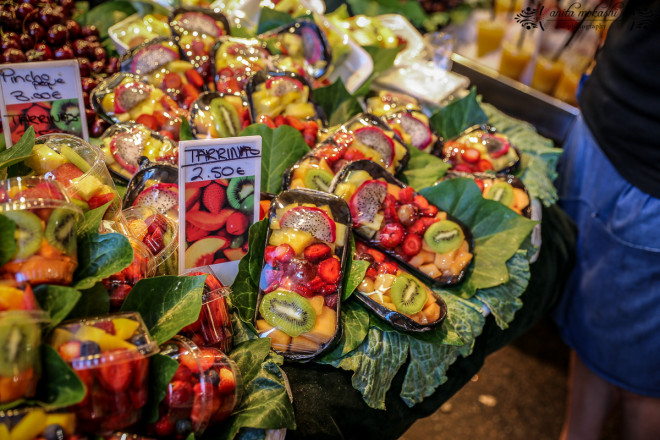 The Mercat de Sant Josep de la Boqueria, la Rambla, Barcelona, Spain