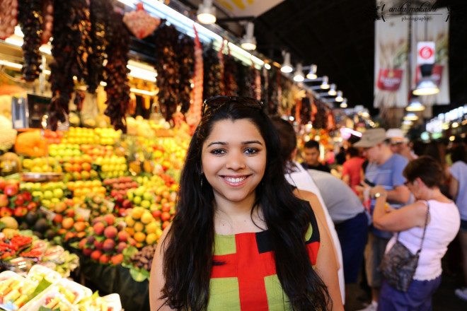 The Mercat de Sant Josep de la Boqueria, la Rambla, Barcelona, Spain