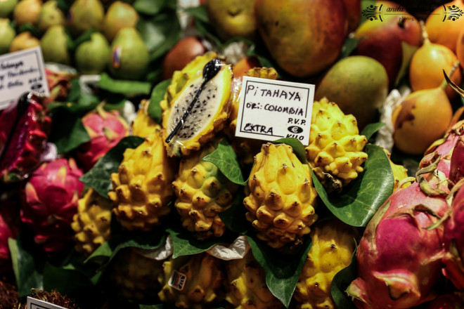 The Mercat de Sant Josep de la Boqueria, la Rambla, Barcelona, Spain