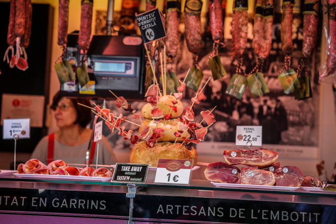 The Mercat de Sant Josep de la Boqueria, la Rambla, Barcelona, Spain