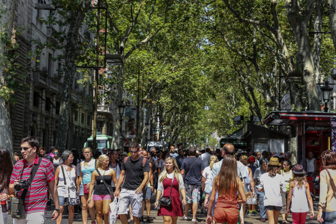 The Mercat de Sant Josep de la Boqueria, la Rambla, Barcelona, Spain