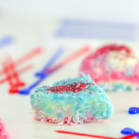 4th of July Special Coconut White Chocolate Truffles
