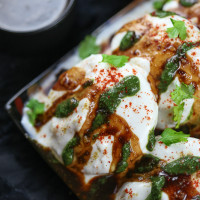 Fat Free Dahi Vada ( Microwave Recipe)