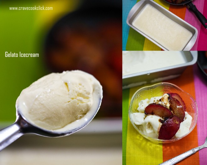 Homemade Sour Cream Gelato Icecream Recipe Crave Cook Click