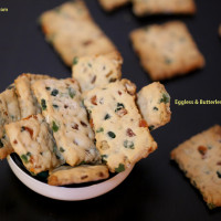 Eggless & Butterless Tutti Frutti Cookies Recipe