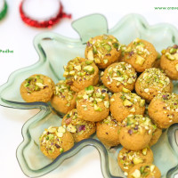 Mango Pista Pedha Recipe