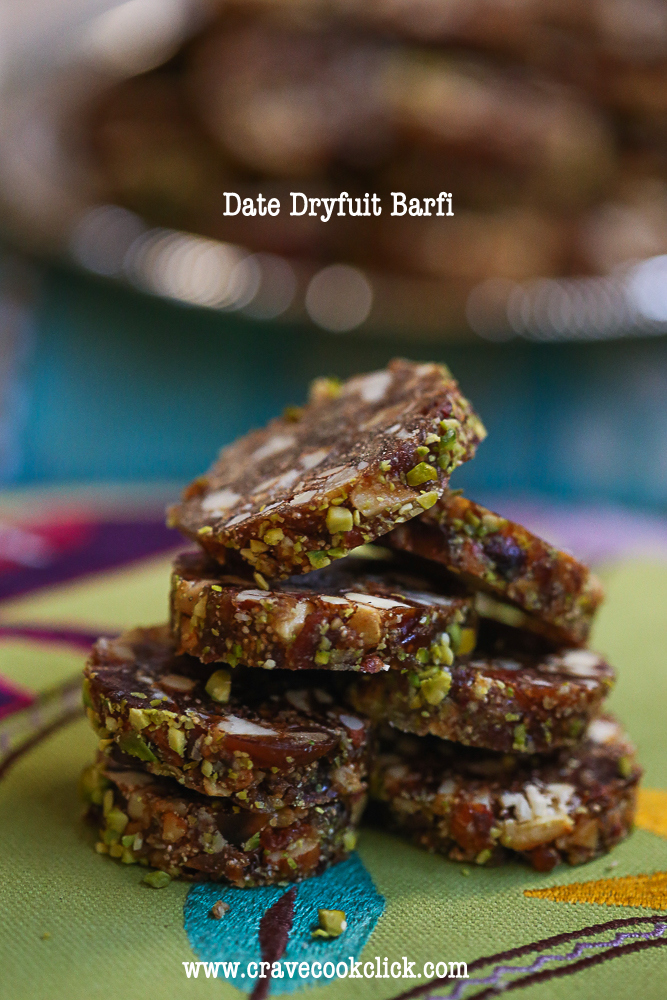  Date Dryfruits Barfi Recipe/How to make date barfi