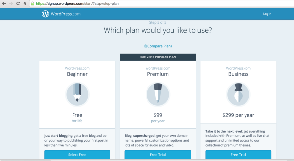 How to start a free wordpress