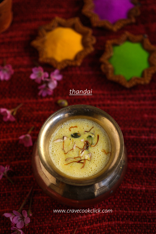 Thandai Recipe, How to make thandai