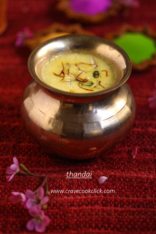 how to prepare thandai for holi