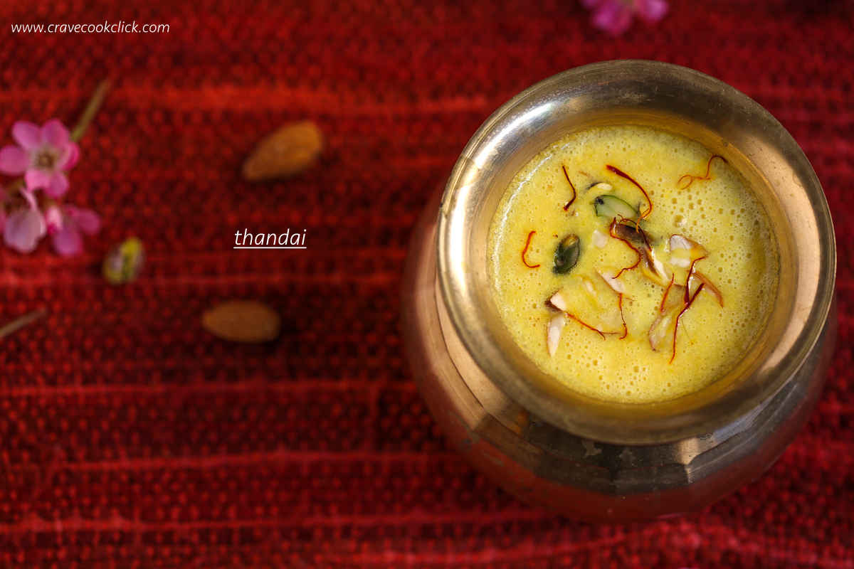 how to prepare thandai for holi