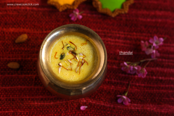 Thandai Recipe, How to make thandai