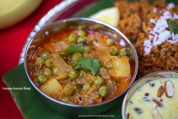 Vangi Bhat, Basundi and Vatana Batata Bhaji Recipe-Gudi Padwa Special ...