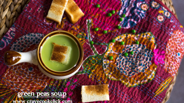 Green Peas Soup Recipe