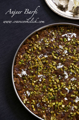 Anjeer Barfi Recipe – Crave Cook Click