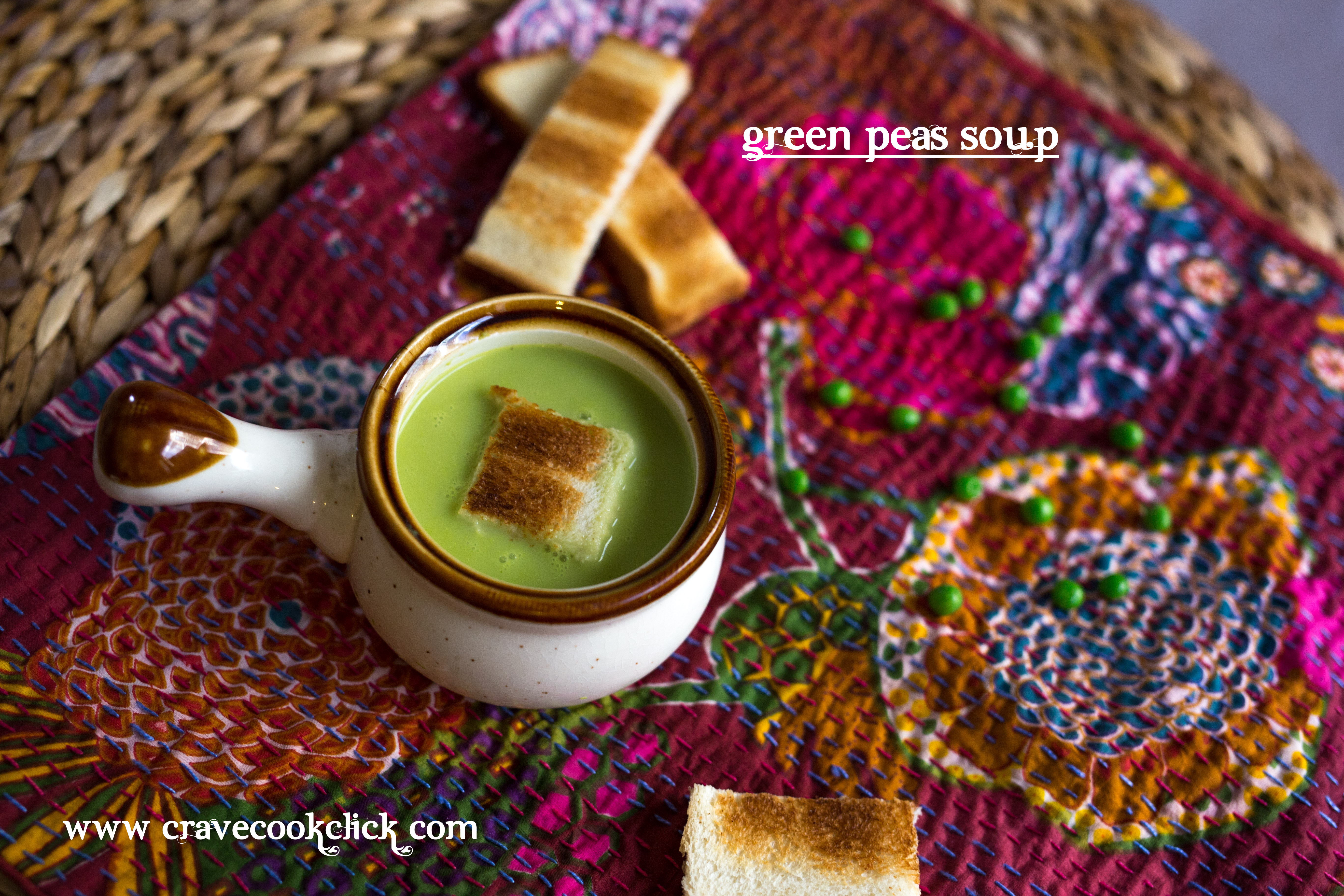 Green Peas Soup Recipe