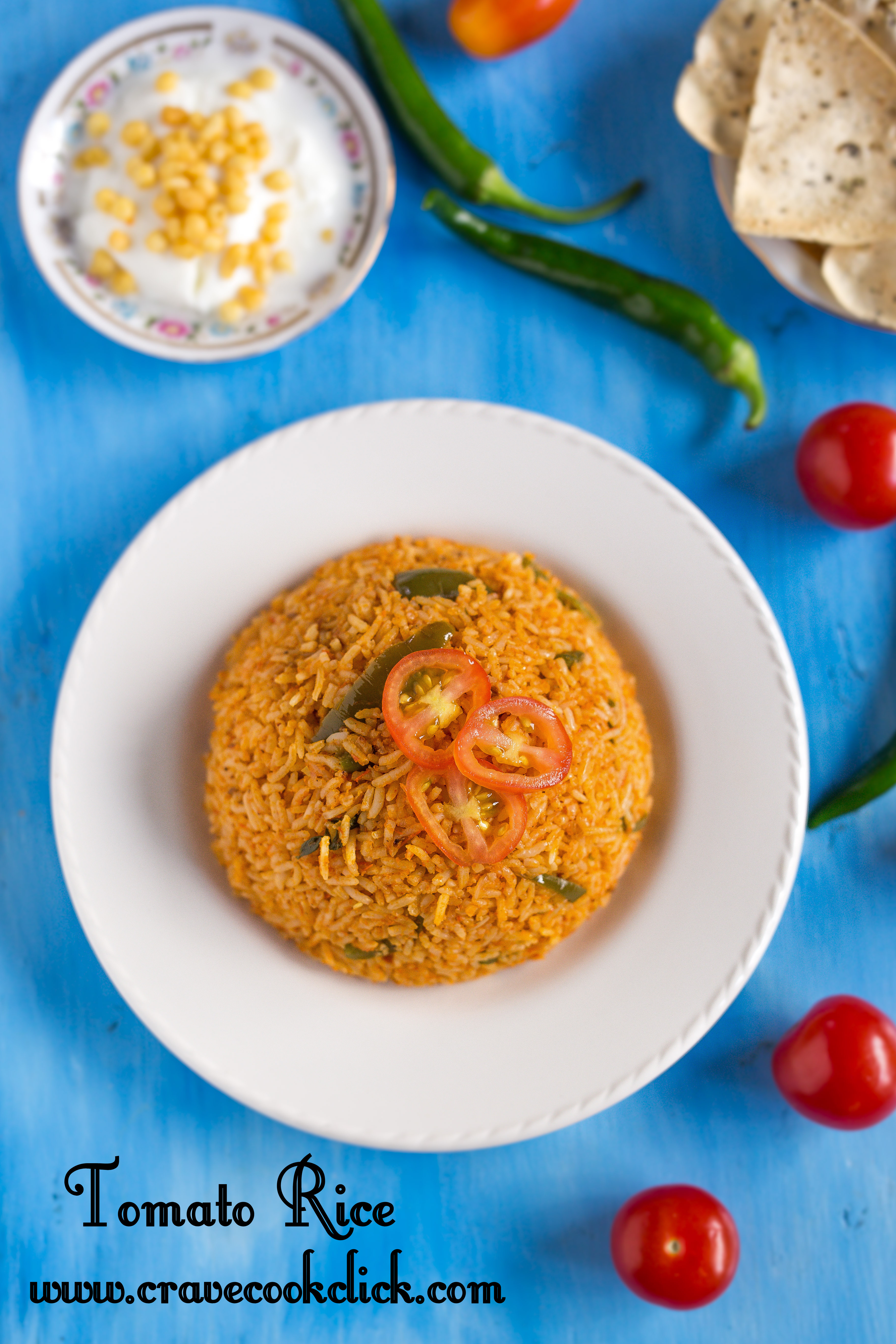 tomato rice recipe, how to make tomato rice, thakkali sadam recipe