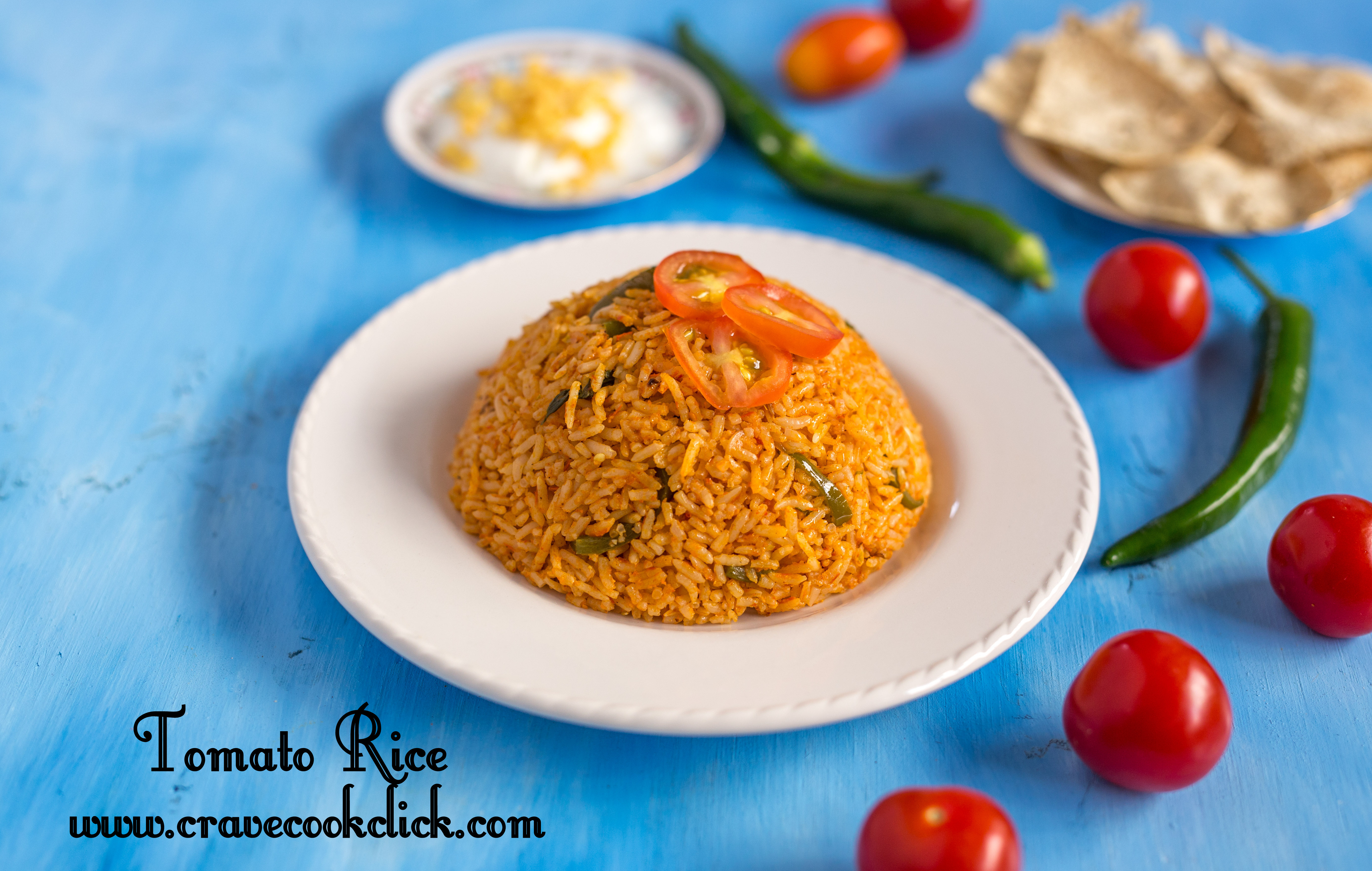 tomato rice recipe, how to make tomato rice, thakkali sadam recipe