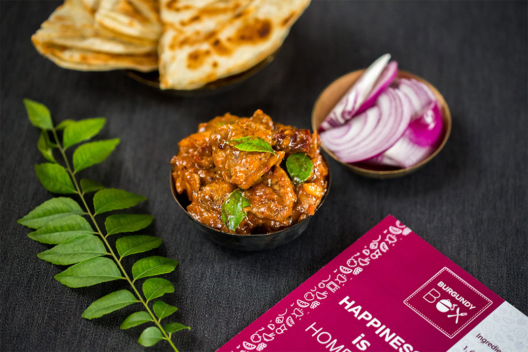 Burgundy Box’s Chettinad Chicken Curry, Ready to cook meals in Mumbai, DIY meals, food ventures