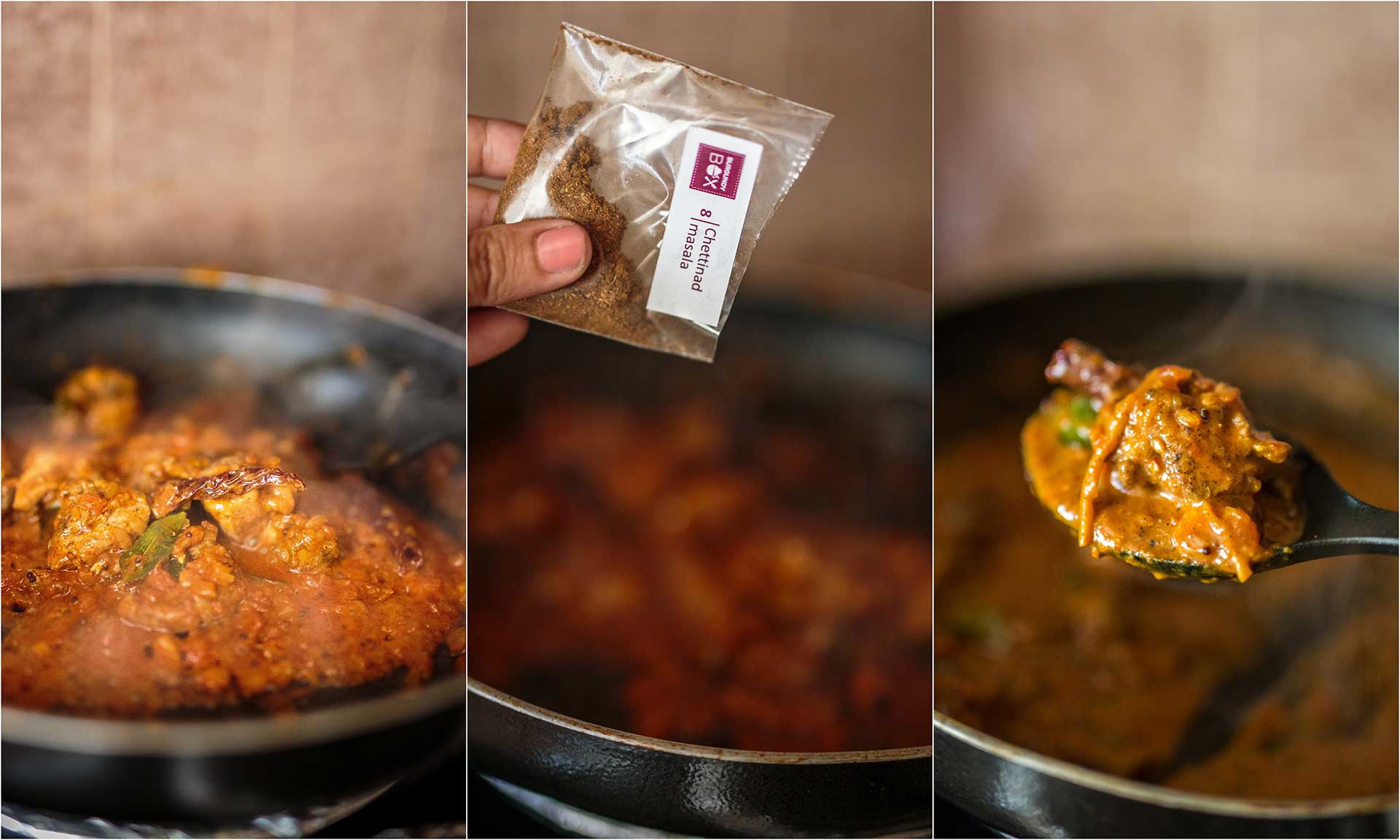 Burgundy Box’s Chettinad Chicken Curry, Ready to cook meals in Mumbai, DIY meals, food ventures