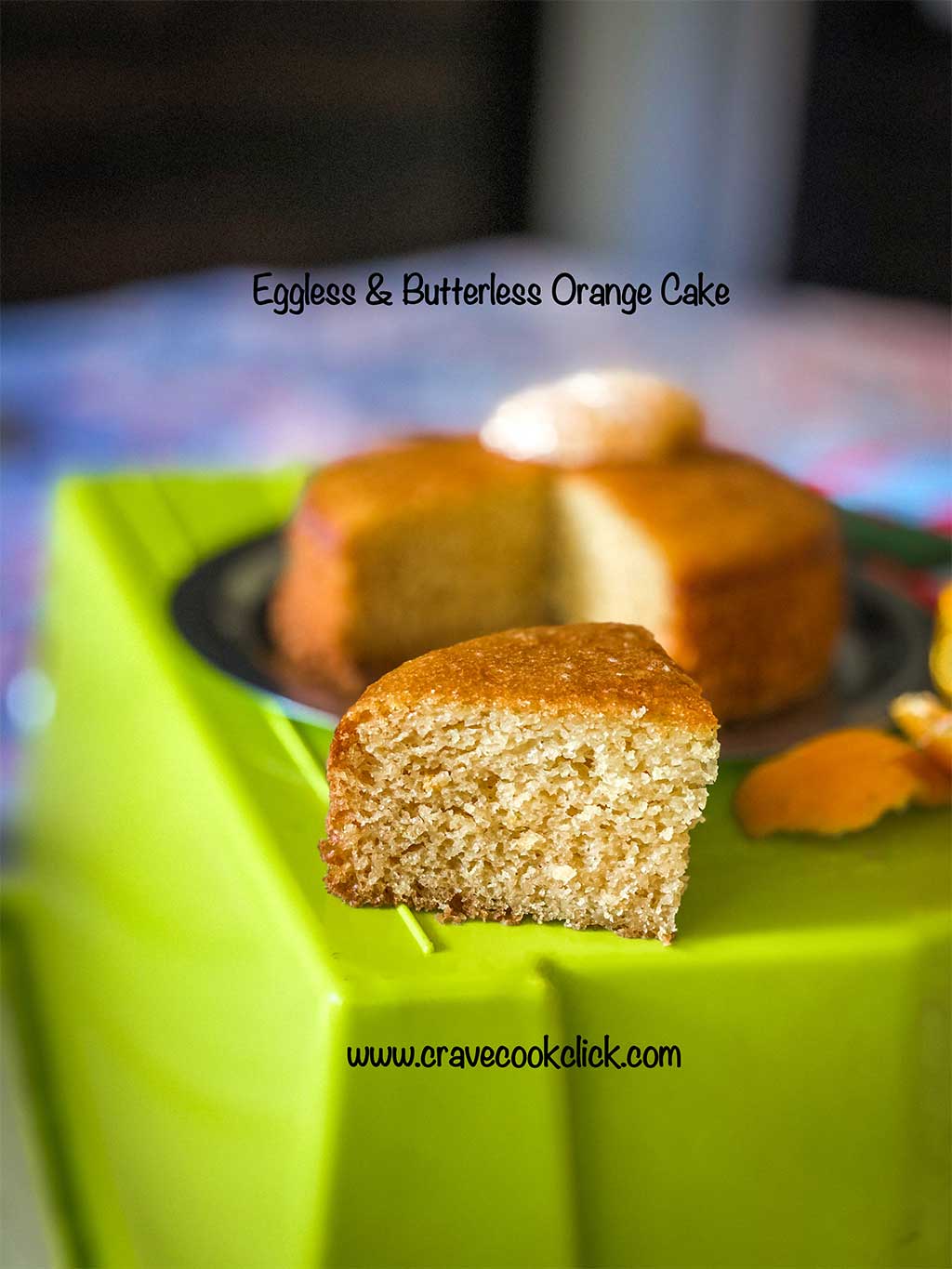 Easy Mango Cake /Eggless Butterless Mango Cake |